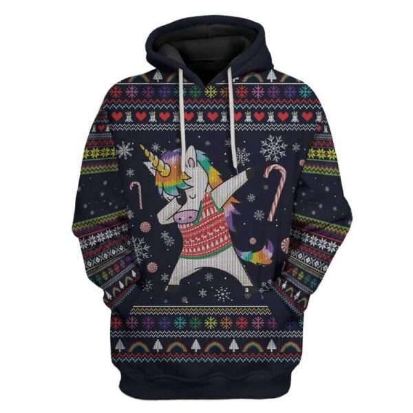 Custom Ugly Unicorn Apparel HD-TA24101908 3D Custom Fleece Hoodies Hoodie S 