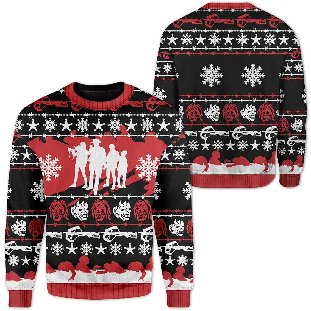 Custom Ugly Zombieland Christmas Sweater Jumper HD-AT28101905 Ugly Christmas Sweater
