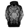 Custom Viking Apparel HD-DT2281906 3D Custom Fleece Hoodies Hoodie S