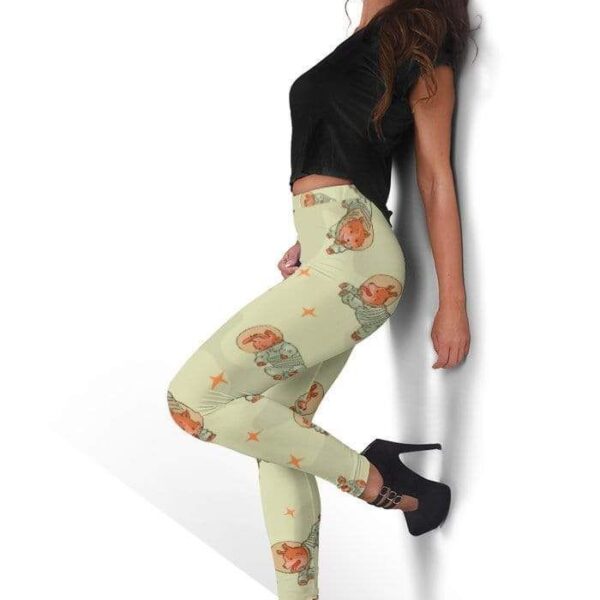 CUTE ANIMALS AS AN ASTRONAUT Full-print Leggings HD-GH20063 - LEG Leggings 