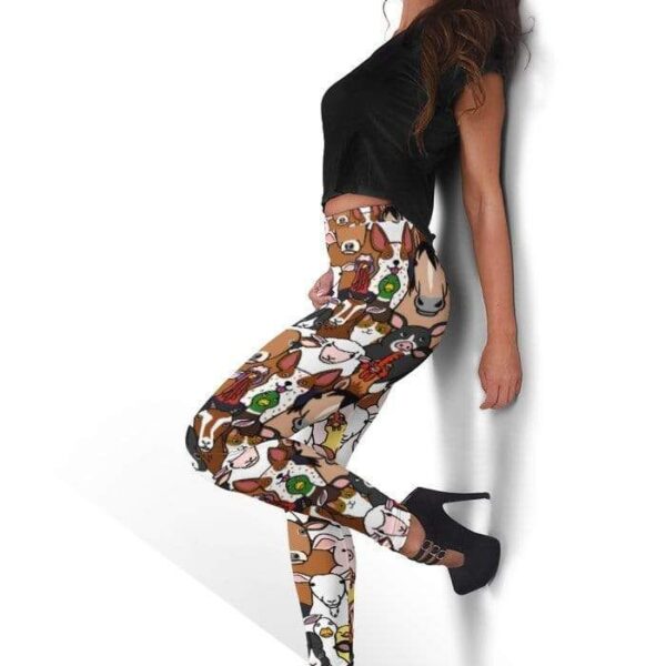 Cute animals Full-print Leggings HD-GH20058-LEG Leggings 