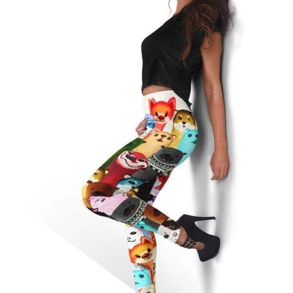 CUTE ANIMALS Full-print Leggings HD-GH20291-LEG Leggings 