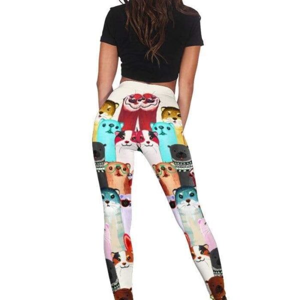 CUTE ANIMALS Full-print Leggings HD-GH20291-LEG Leggings 