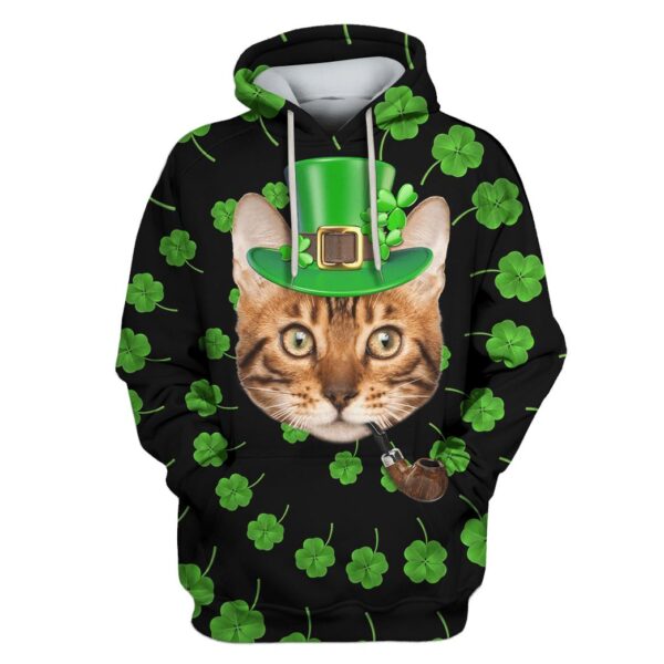Cute Bengal Custom T-shirt - Hoodies Apparel HD-PET110449 3D Custom Fleece Hoodies Hoodie S 