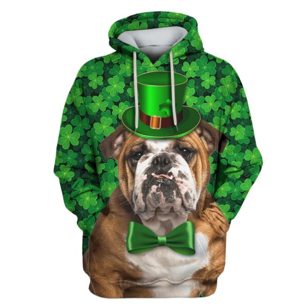 Cute bulldog Custom T-shirt - Hoodies Apparel HD-PET110423 3D Custom Fleece Hoodies Hoodie S 