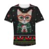 CUTE CAT MERRY CHRISTMAS Kid Custom Hoodies T-shirt Apparel HD-PET110215K kid 3D apparel Kid T-Shirt XS