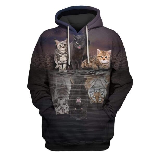 Cute Cats Custom T-shirt - Hoodies Apparel HD-PET110459 3D Custom Fleece Hoodies Hoodie S 