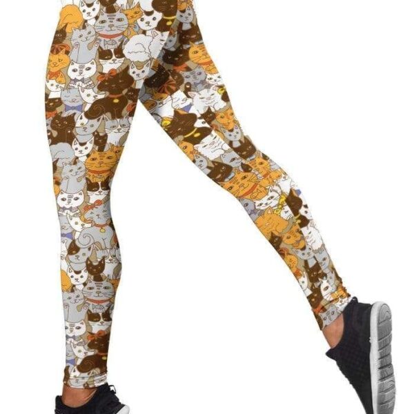 Cute cats Full-print Leggings HD-GH20091-LEG Leggings 