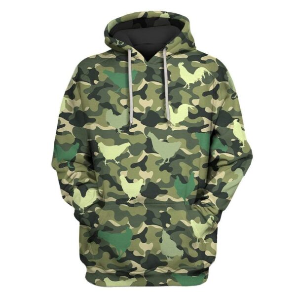 Cute Chicken Custom T-shirt - Hoodies Apparel HD-GH1106152 3D Custom Fleece Hoodies Hoodie S 