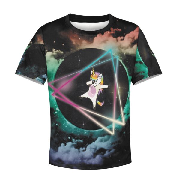 Cute Dabbing Unicorn Custom Hoodies T-shirt Apparel HD-UNI110141K kid 3D apparel Kid T-Shirt XS 