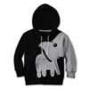 Cute Elephant Custom Hoodies T-shirt Apparel HD-GH1106121K kid 3D apparel Kid Hoodie S/6-8