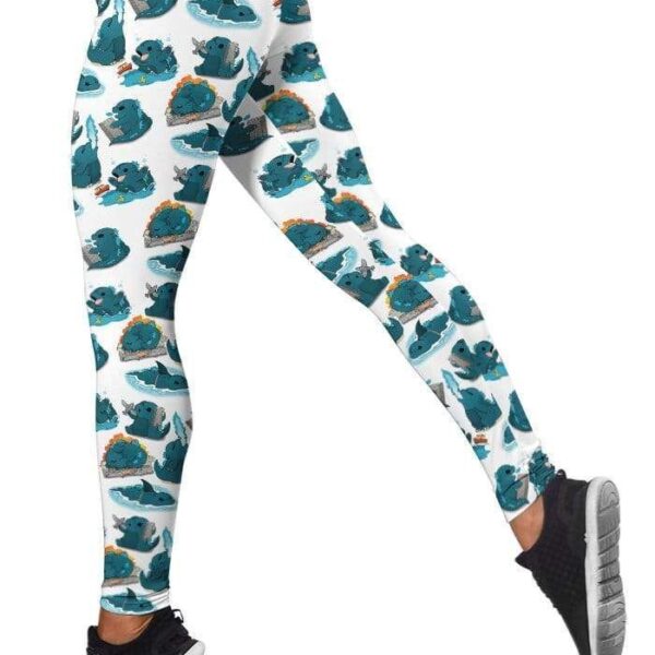 Cute godzilla Full-print Leggings HD-GH20502-LEG Leggings 