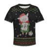 cute pig merry christmas Kid Custom Hoodies T-shirt Apparel HD-PET110251K kid 3D apparel Kid T-Shirt XS 