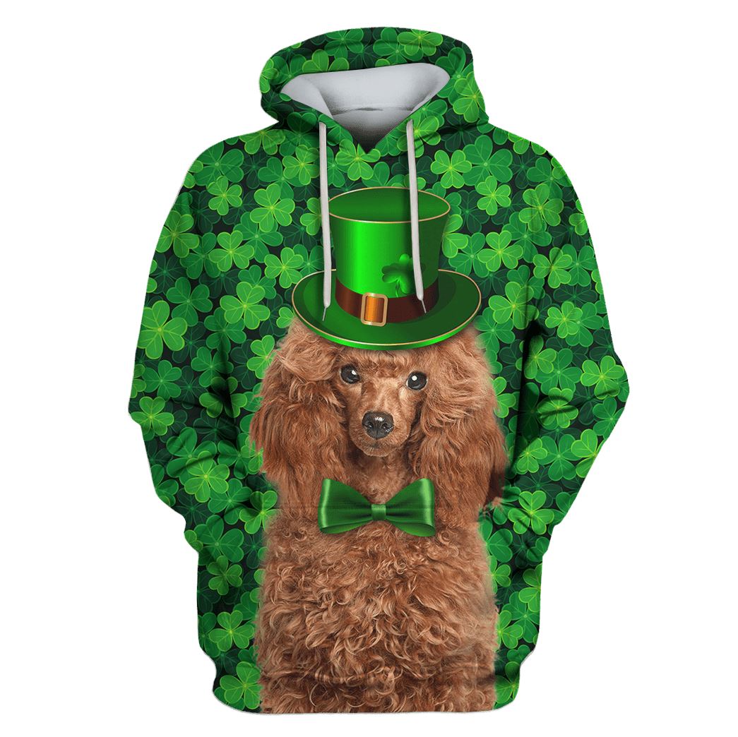 Cute poodle Custom T-shirt - Hoodies Apparel HD-PET110424 3D Custom Fleece Hoodies Hoodie S