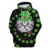 Cute Scottish Fold Custom T-shirt - Hoodies Apparel HD-PET110448 3D Custom Fleece Hoodies Hoodie S