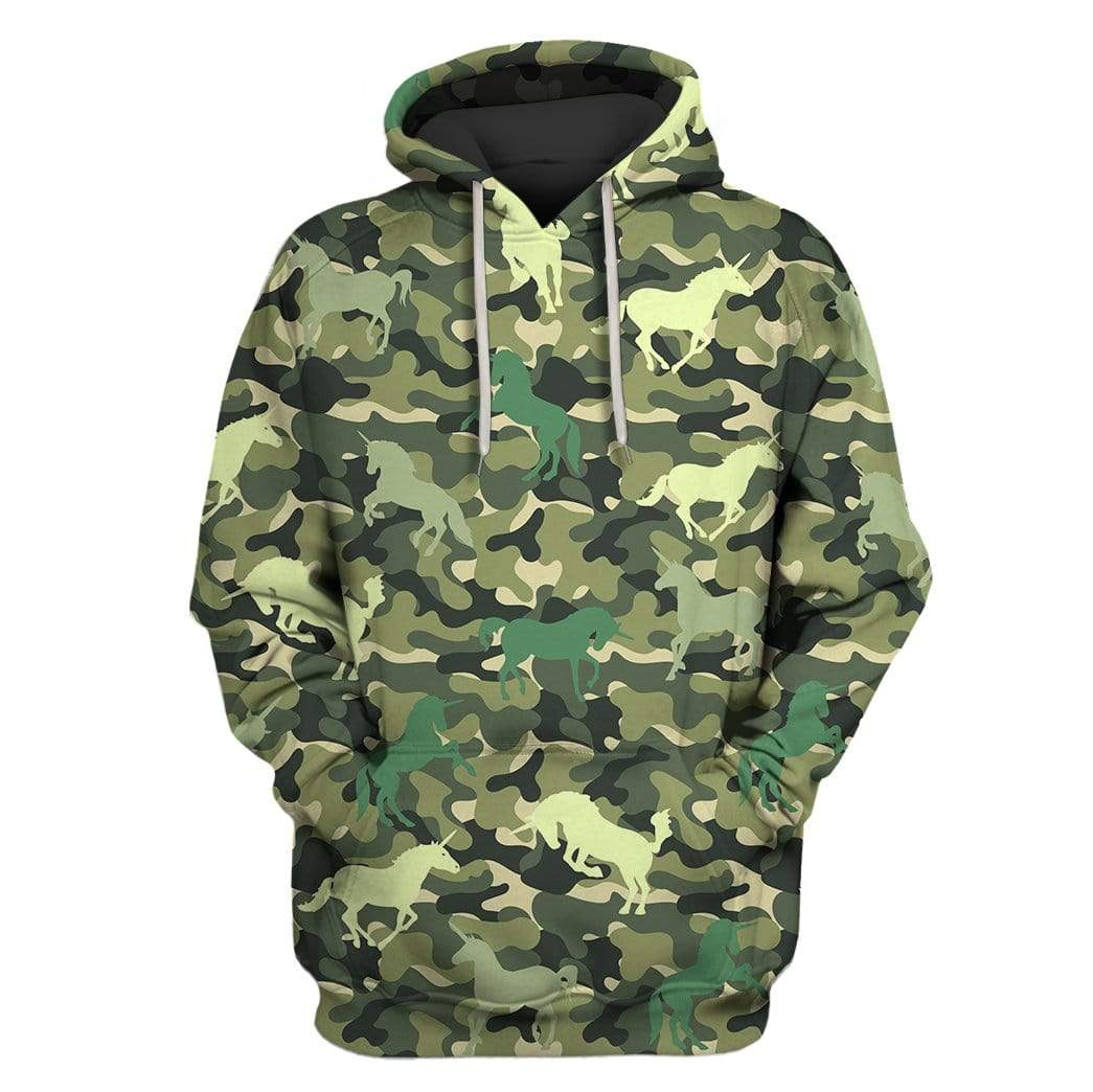 Cute Unicorn Custom T-shirt - Hoodies Apparel HD-GH1106160 3D Custom Fleece Hoodies Hoodie S