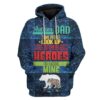 Daddy Bear Autism Custom T-Shirts Hoodies Apparel AU-DT3101204 3D Custom Fleece Hoodies Hoodie S