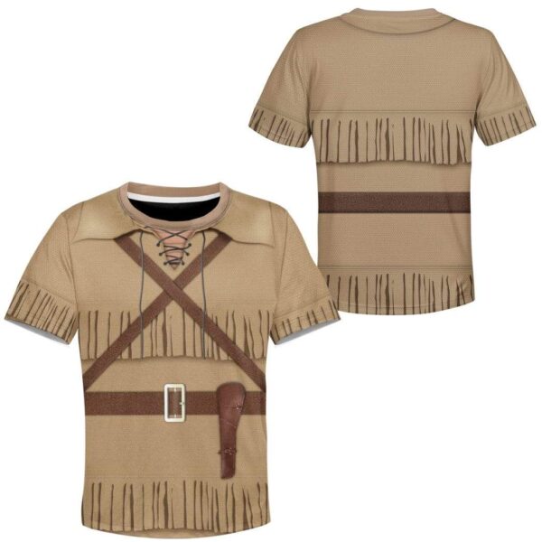 Daniel Boone Custom Hoodie Apparel HD-TA2091902K Kid 3D Apparel 