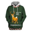 Deck The Halls With Dingleberries Custom T-shirt - Hoodies Apparel HD-UGL110129 3D Custom Fleece Hoodies Hoodie S