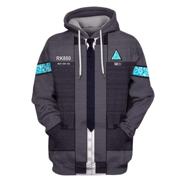 Detroit Become Human Custom T-shirt - Hoodies Apparel HD-GH1106207 3D Custom Fleece Hoodies Hoodie S 