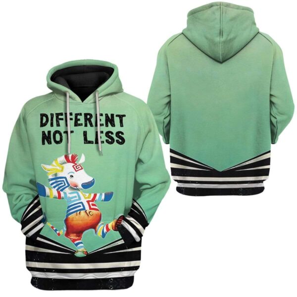 Different Not Less Custom T-Shirts Hoodies Apparel HD-QM0402203 3D Custom Fleece Hoodies 