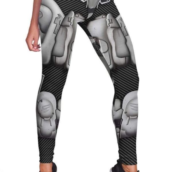 Digital Printing Robot Full-print Leggings HD-GH20242-LEG Leggings Leggings S 