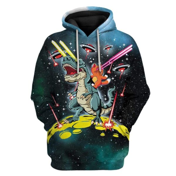 Dinosaur Cat Alliance Custom T-Shirts Hoodies Apparel CT-AT3112194 3D Custom Fleece Hoodies Hoodie S 