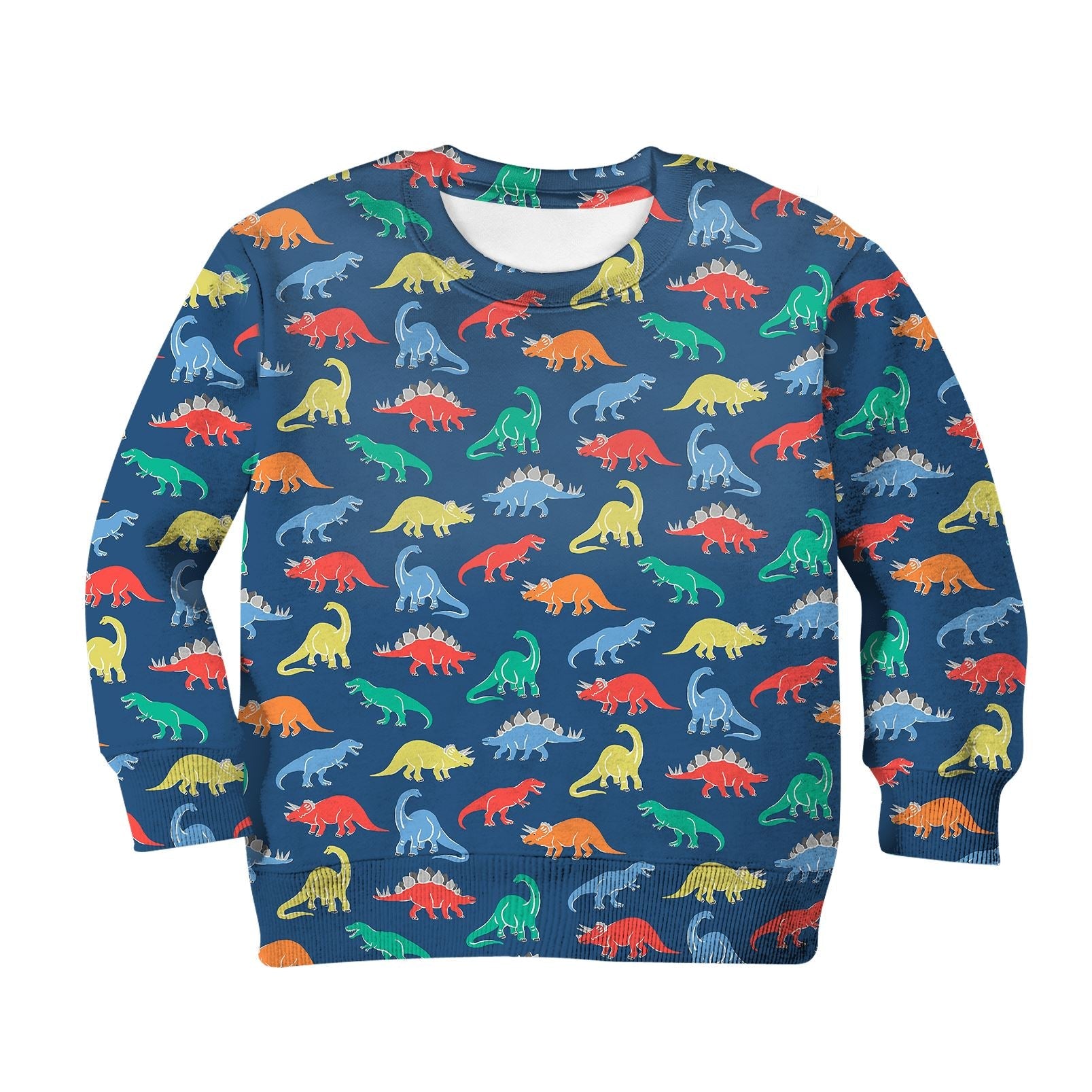 Dinosaurs Kid Custom Hoodies T-shirt Apparel HD-GH110629K kid 3D apparel Kid Sweatshirt S/6-8