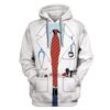 DOCTOR Custom T-shirt - Hoodies Apparel HD-GH20315 3D Custom Fleece Hoodies Hoodie S