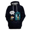 Doctor Who It's Bigger On The Inside Custom T-shirt - Hoodies Apparel HD-MV110669 3D Custom Fleece Hoodies Hoodie S