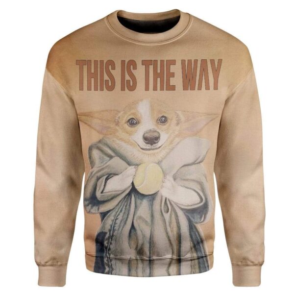 Dog Baby Yoda Custom T shirt Hoodie HD-QM2712195 3D Custom Fleece Hoodies Long Sleeve S