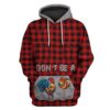 Don't Be A Cock Custom T-shirt - Hoodies Apparel HD-GH1106196 3D Custom Fleece Hoodies Hoodie S