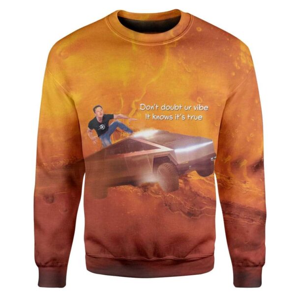 DonŸ??t Doubt ur Vibe Custom T-Shirts Hoodies Apparel HD-AT0402201 3D Custom Fleece Hoodies Long Sleeve S