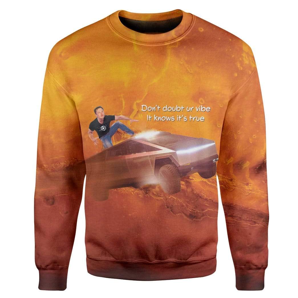 DonŸ??t Doubt ur Vibe Custom T-Shirts Hoodies Apparel HD-AT0402201 3D Custom Fleece Hoodies Long Sleeve S