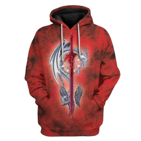Dragon Dreamcatcher Custom T-Shirts Hoodies Apparel HD-TA0301203 3D Custom Fleece Hoodies Hoodie S 