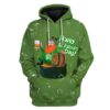 Drinking Beer St Patrick's Day Custom T-Shirts Hoodie Apparel MV-DT0402204 3D Custom Fleece Hoodies Hoodie S