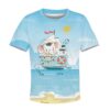 Elephant on the ship Kid Custom Hoodies T-shirt Apparel HD-PET110268K kid 3D apparel Kid T-Shirt XS