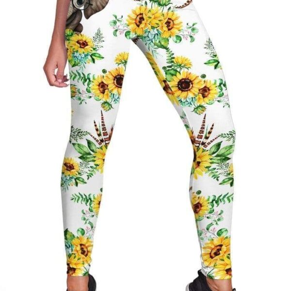 Elephant with flower Full-print Leggings HD-GH20288-LEG Leggings Leggings S 