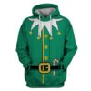 Elf christmas Custom T-shirt - Hoodies Apparel HD-UGL110132 3D Custom Fleece Hoodies Hoodie S