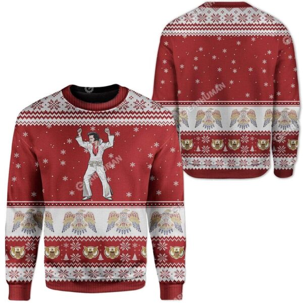 Elvis JKE Custom Sweater Apparel HD-GH13111901 Ugly Christmas Sweater