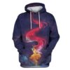 Fairy In Galaxy Custom T-shirt - Hoodies Apparel HD-GH110556 3D Custom Fleece Hoodies Hoodie S