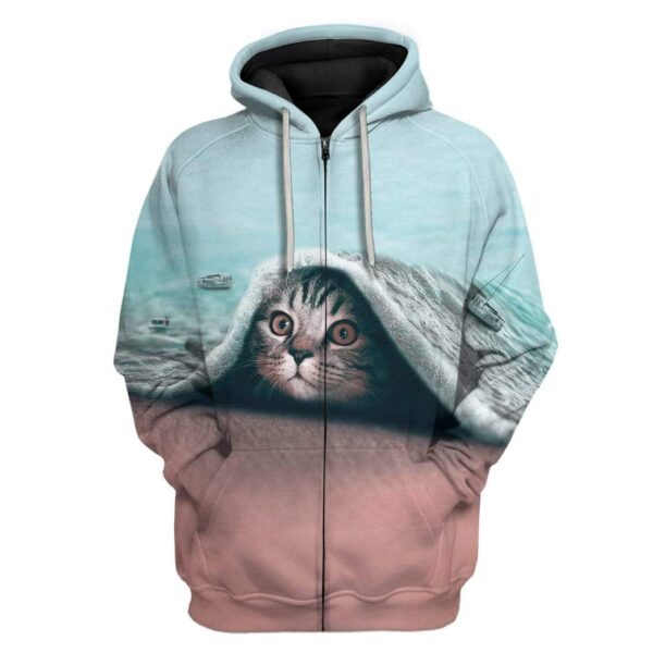 Fantastic Cat Custom Hoodie T-Shirts Apparel CT-AT1301201 3D Custom Fleece Hoodies Zip Hoodie S 
