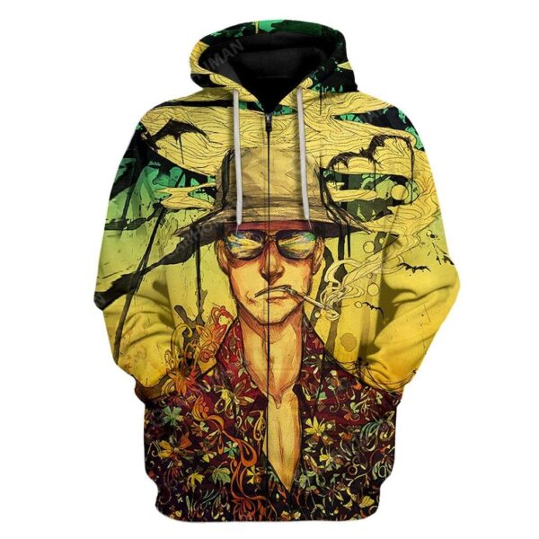 Fear And Loathing In Las Vegas Custom T-shirt - Hoodies Apparel HD-TA12111910 3D Custom Fleece Hoodies Zip Hoodie S 