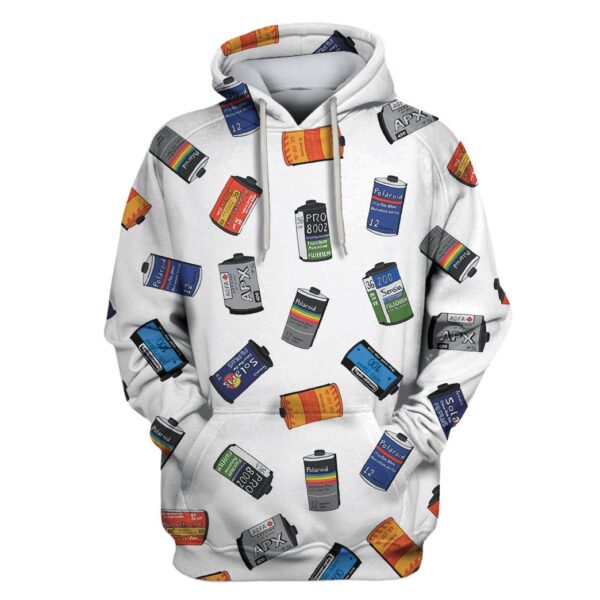 Film Camera Custom T-shirt - Hoodies Apparel HD-GH110594 3D Custom Fleece Hoodies Hoodie S 