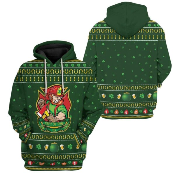 Firefighter FIR NA TINE Custom T-Shirts Hoodies Apparel HD-QM0302201 3D Custom Fleece Hoodies 