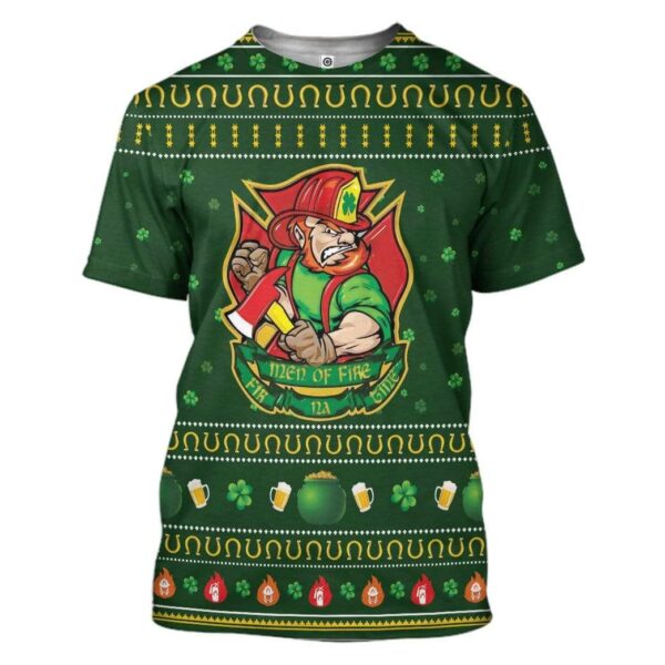 Firefighter FIR NA TINE Custom T-Shirts Hoodies Apparel HD-QM0302201 3D Custom Fleece Hoodies T-Shirt S 