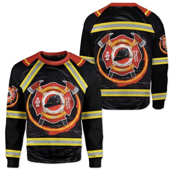 Fireman T-Shirts Hoodies Apparel HD-QM0801203 3D Custom Fleece Hoodies