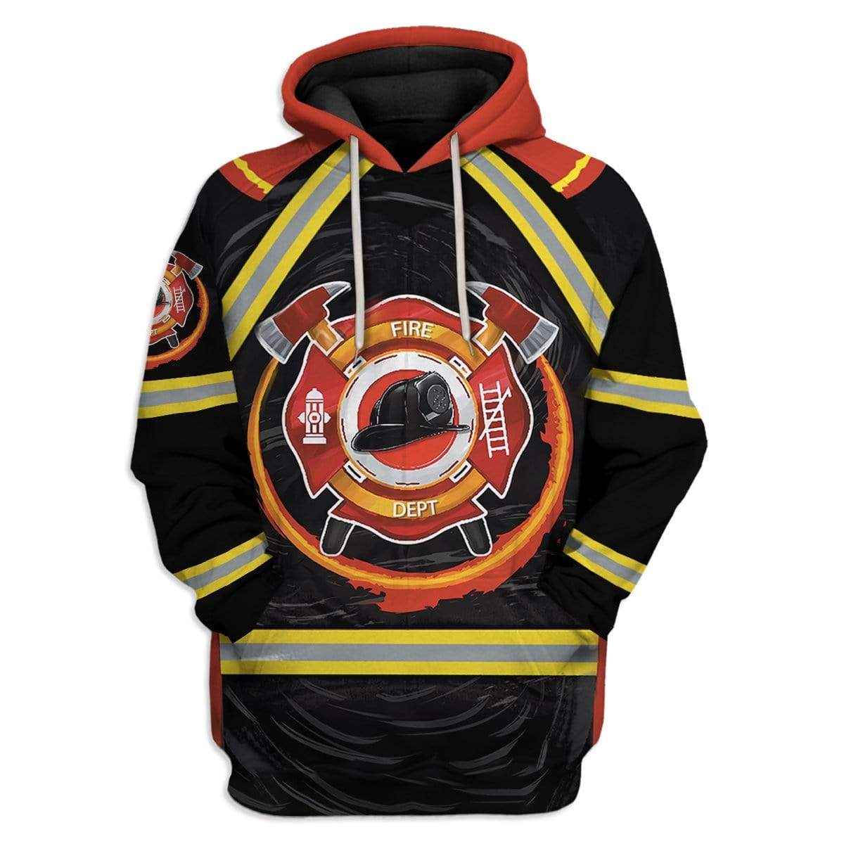 Fireman T-Shirts Hoodies Apparel HD-QM0801203 3D Custom Fleece Hoodies Hoodie S
