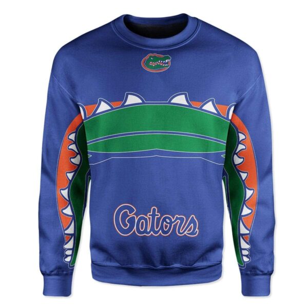 Florida Gators Custom T-Shirts Hoodies Apparel HD-AT0701202 3D Custom Fleece Hoodies Long Sleeve S