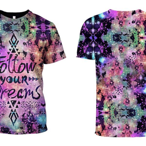Follow the Dream Hoodies T-Shirt Apparel HP101119 3D Custom Fleece Hoodies